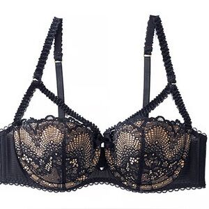 Adore me Elegant Black Lace Bra